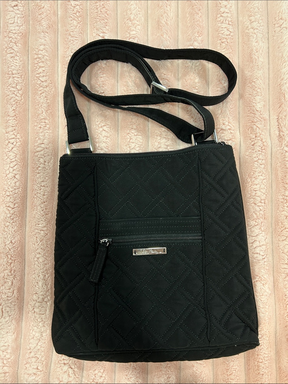 Vera Bradley Black Quilted Crossbody Bag